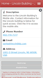 Mobile Screenshot of lincolnbldg.com